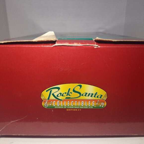 NEW Rock Santa Collectibles Jingle Bell Rock Animated Santa Claus 1998 Edition 1 - Picture 4 of 6